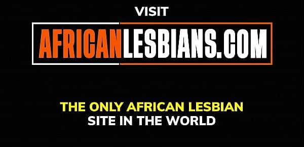  Secret African lesbian lovers bathroom sex rendezvous